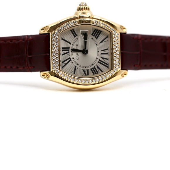 Cartier Roadster 18k Gold & Diamonds Watch - Picture 4 of 16